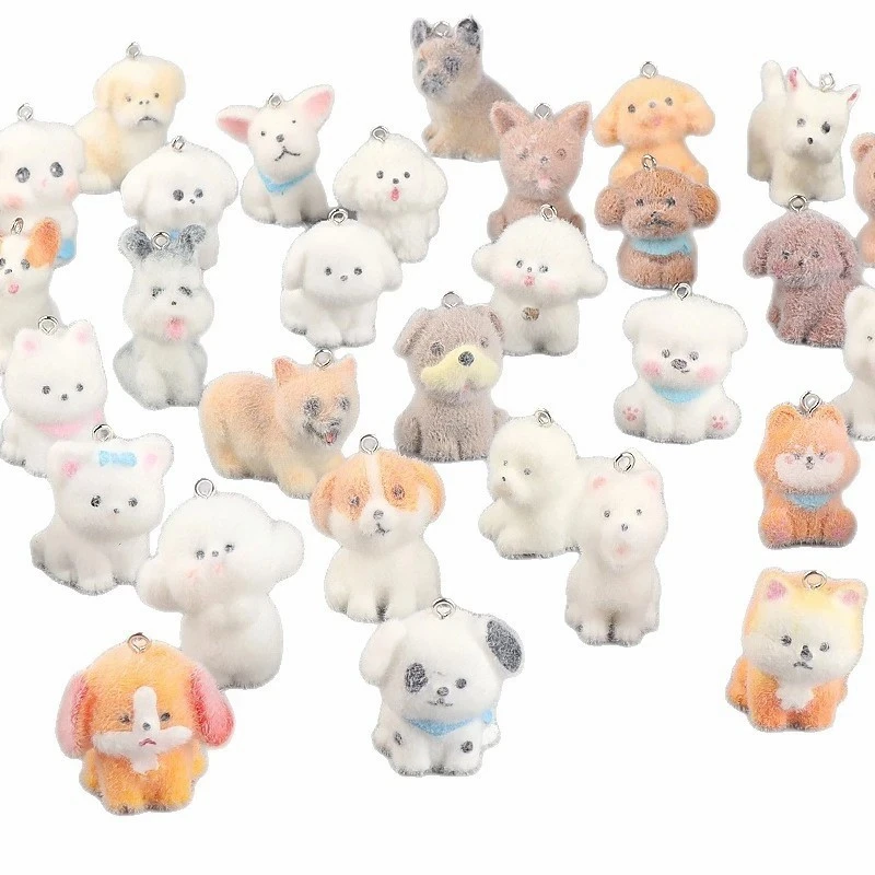Hundfigurer i harts